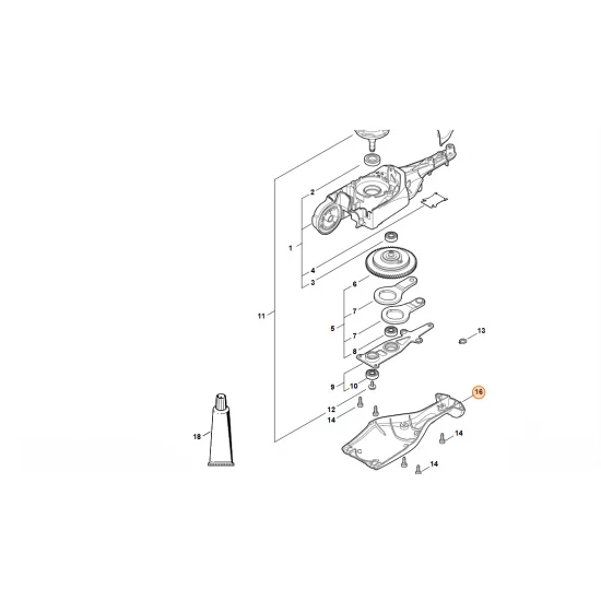 STIHL  Pokrywa przekładni 4859 641 0400